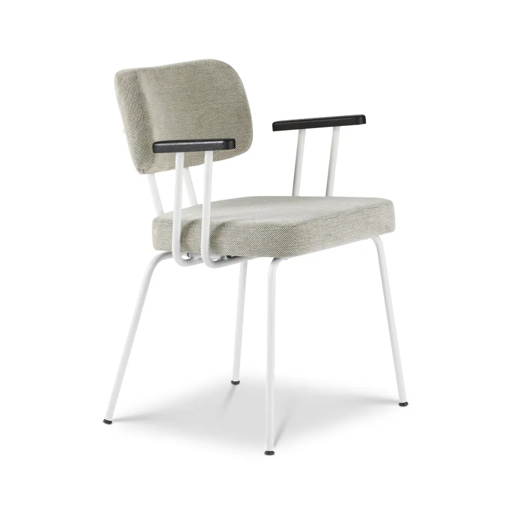 Dyyk Ted eetkamerstoel arm Portofino Multigrey Antracite White