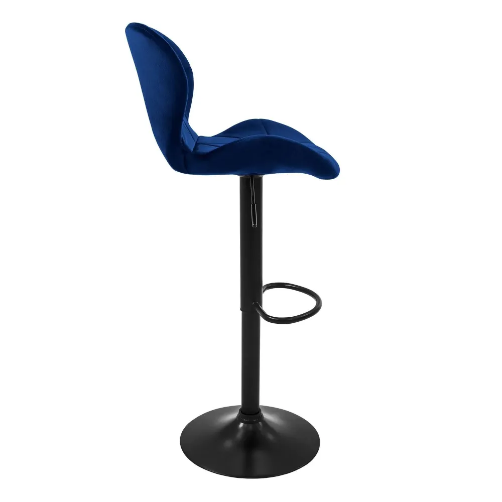 Set van 2 barkrukken Leah velvet ECD Germany