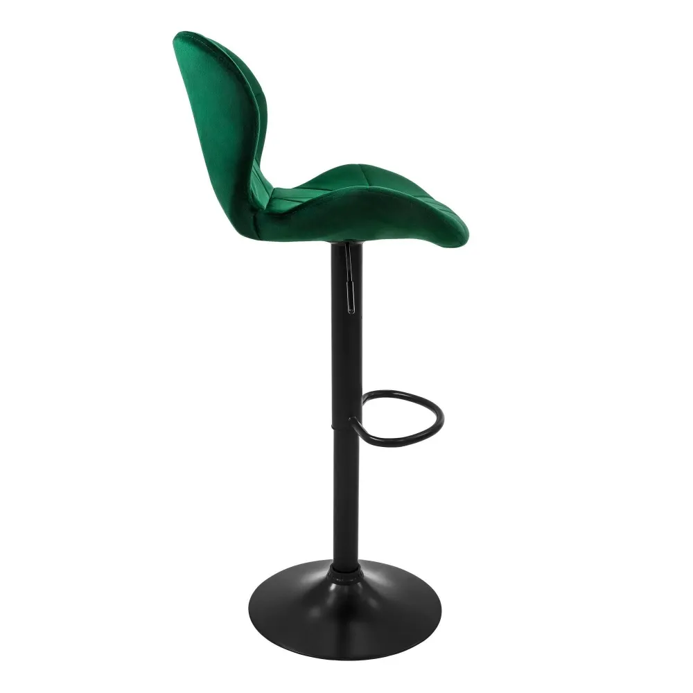 Set van 2 barkrukken Leah velvet ECD Germany