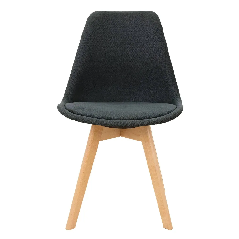 Set van 4 eetkamerstoelen Alison linnen ECD Germany