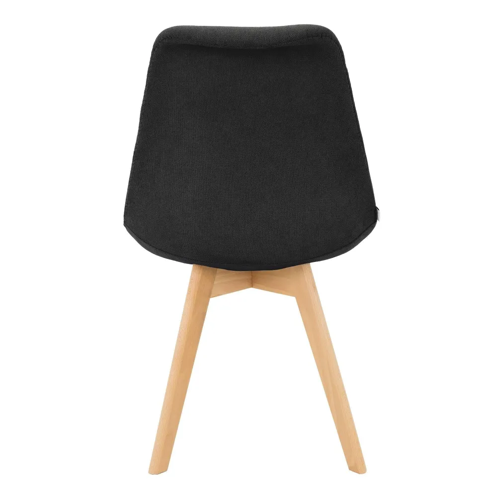 Set van 4 eetkamerstoelen Alison linnen ECD Germany