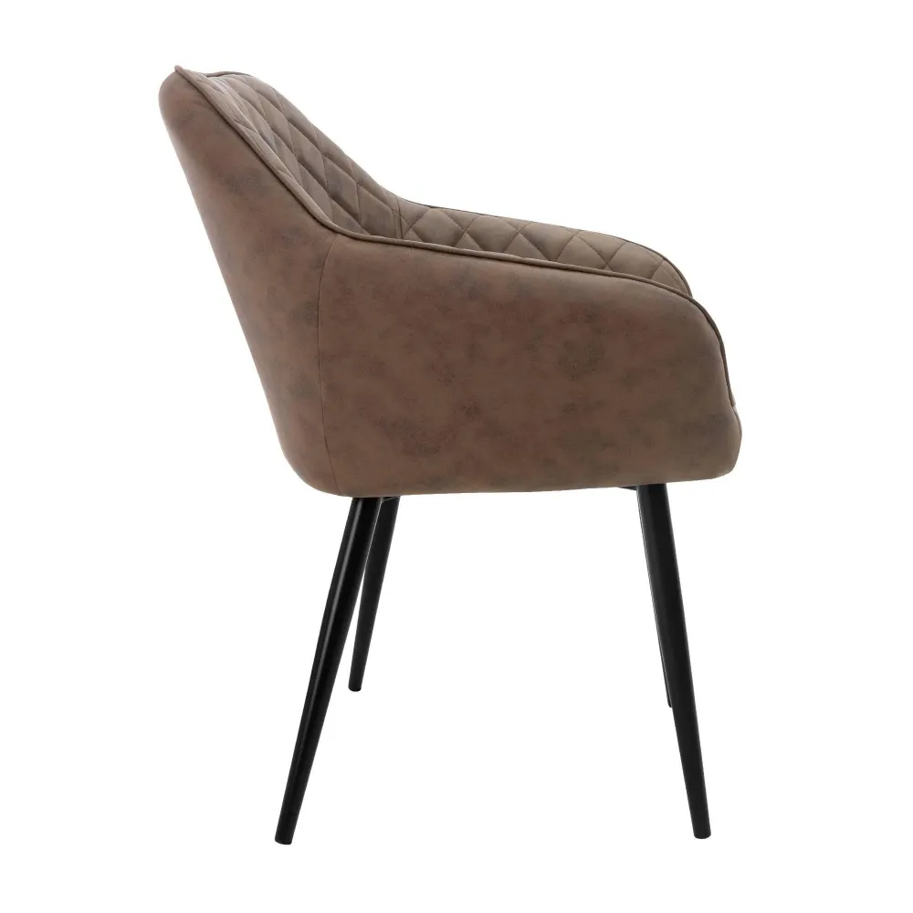 Set van 6 eetkamerstoelen Amino kunstleer ECD Germany