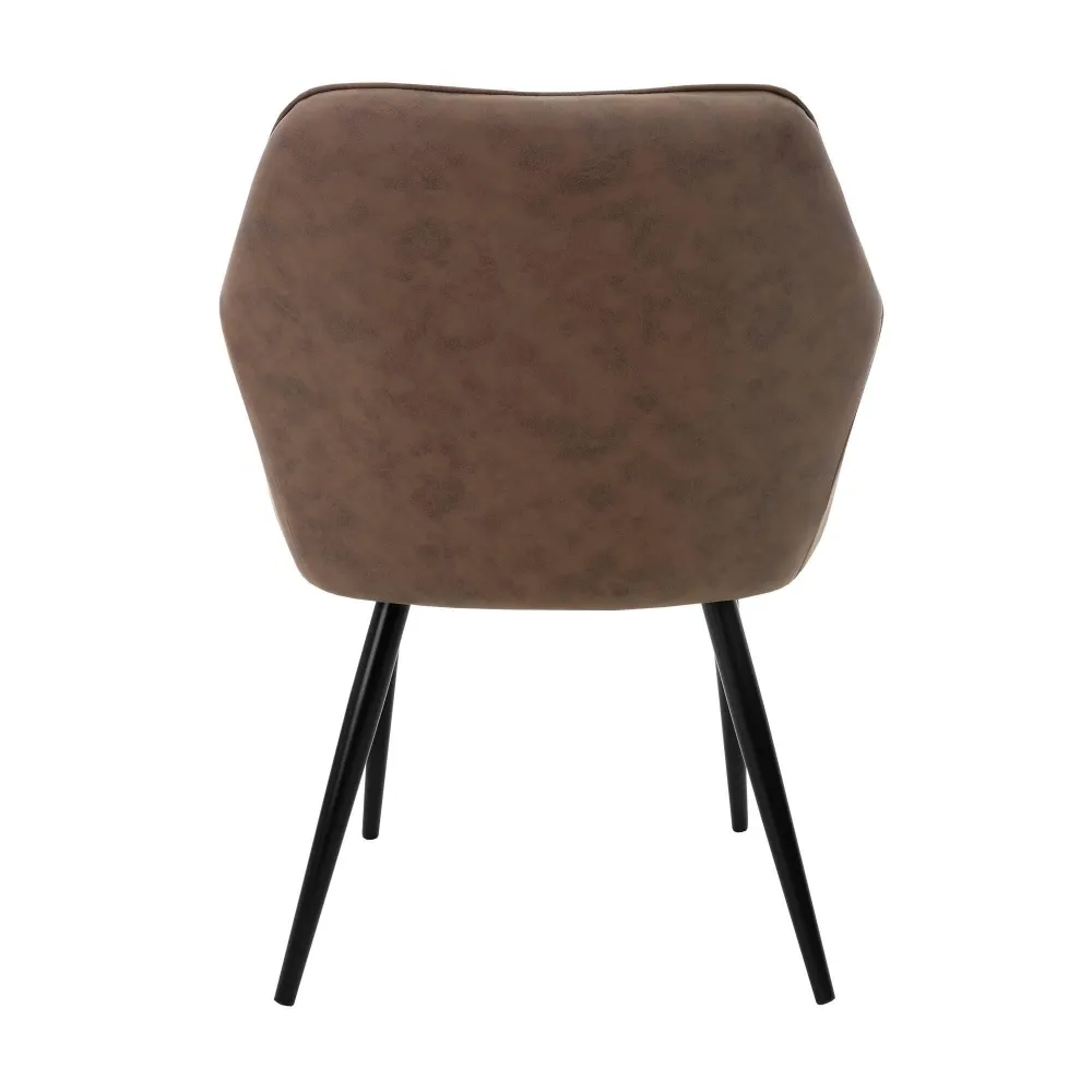 Set van 6 eetkamerstoelen Amino kunstleer ECD Germany
