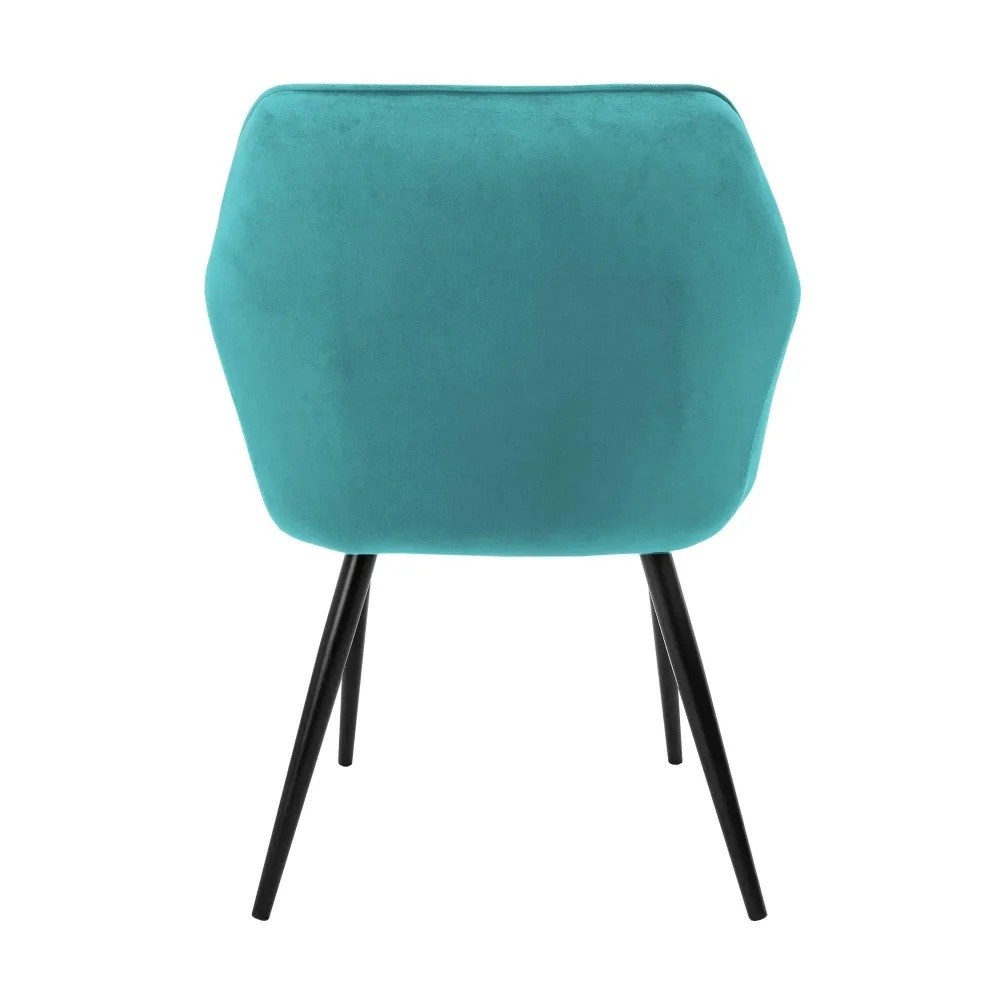 Set van 4 eetkamerstoelen Amino velvet ECD Germany