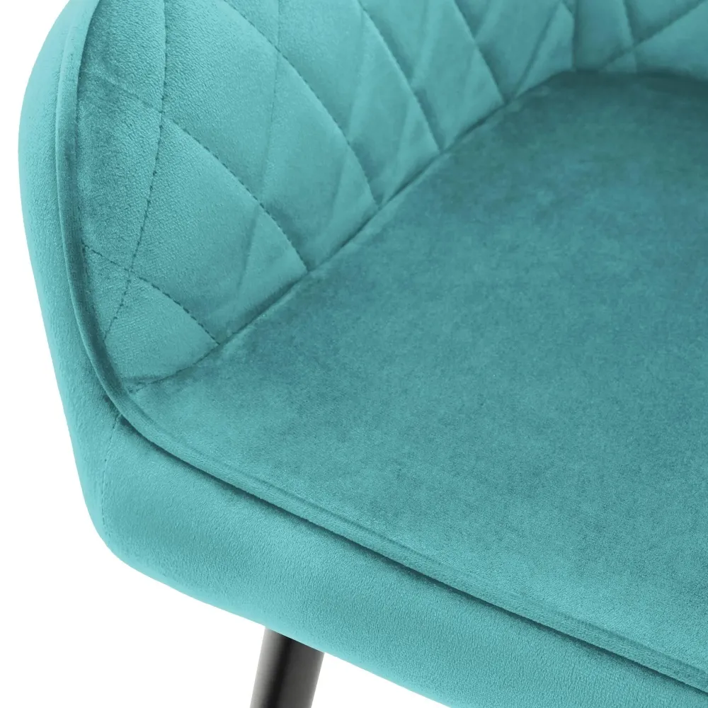Set van 4 eetkamerstoelen Amino velvet ECD Germany