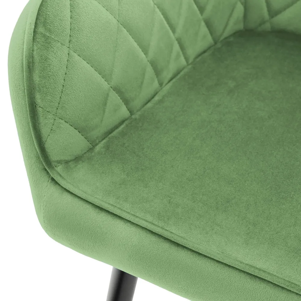 Set van 4 eetkamerstoelen Amino velvet ECD Germany