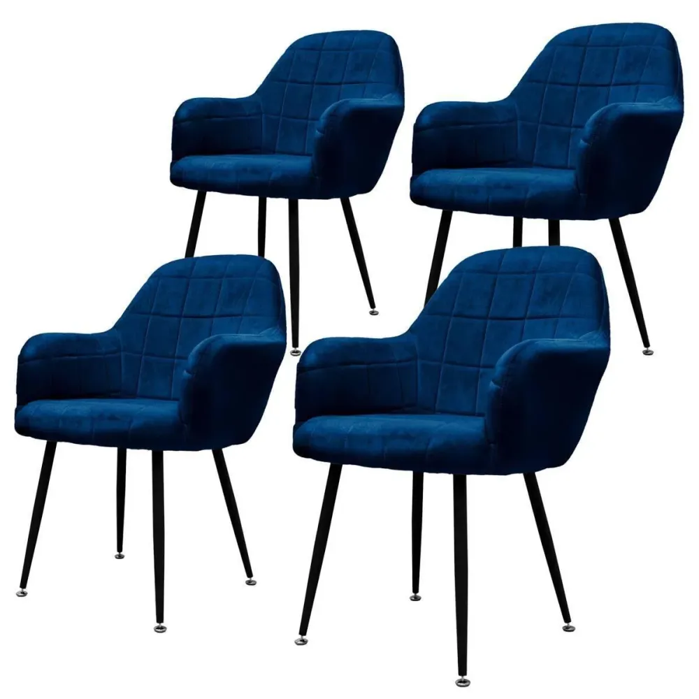 Set van 4 eetkamerstoelen Apollo ECD Germany