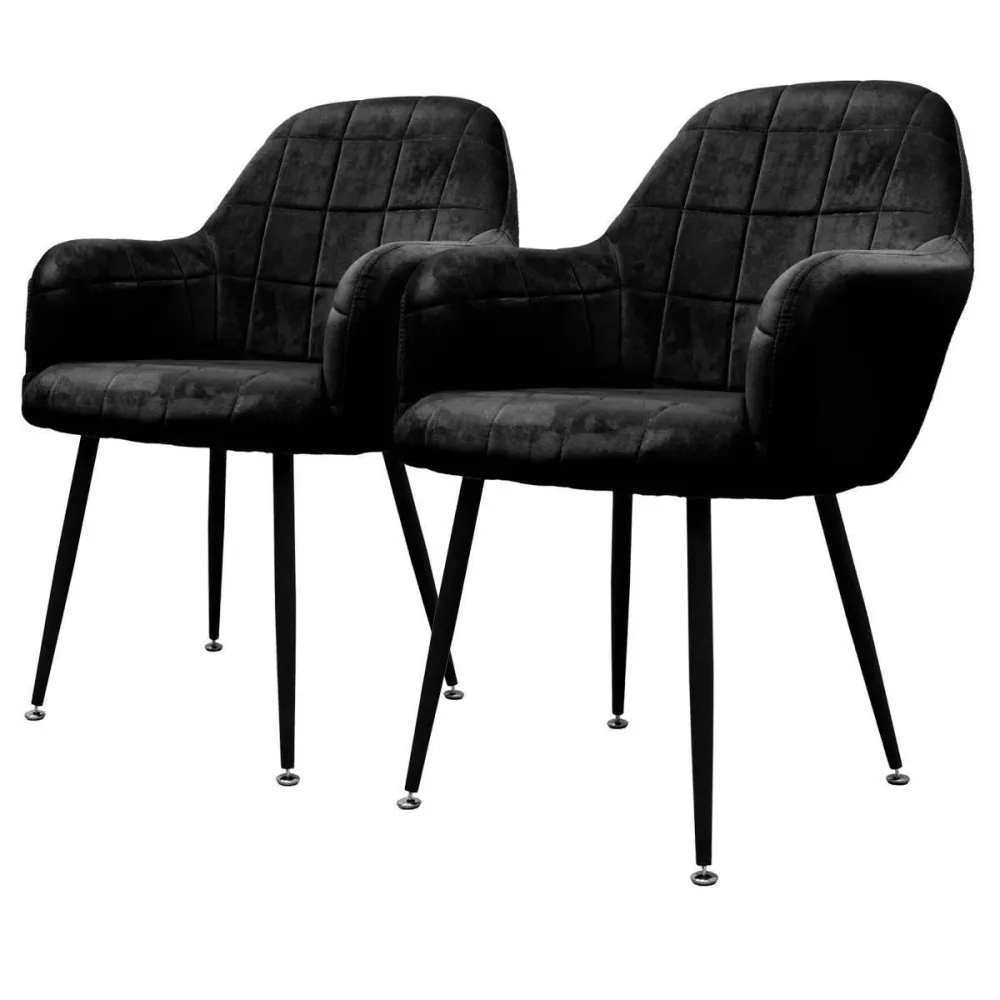 Set van 2 eetkamerstoelen Coli ECD Germany