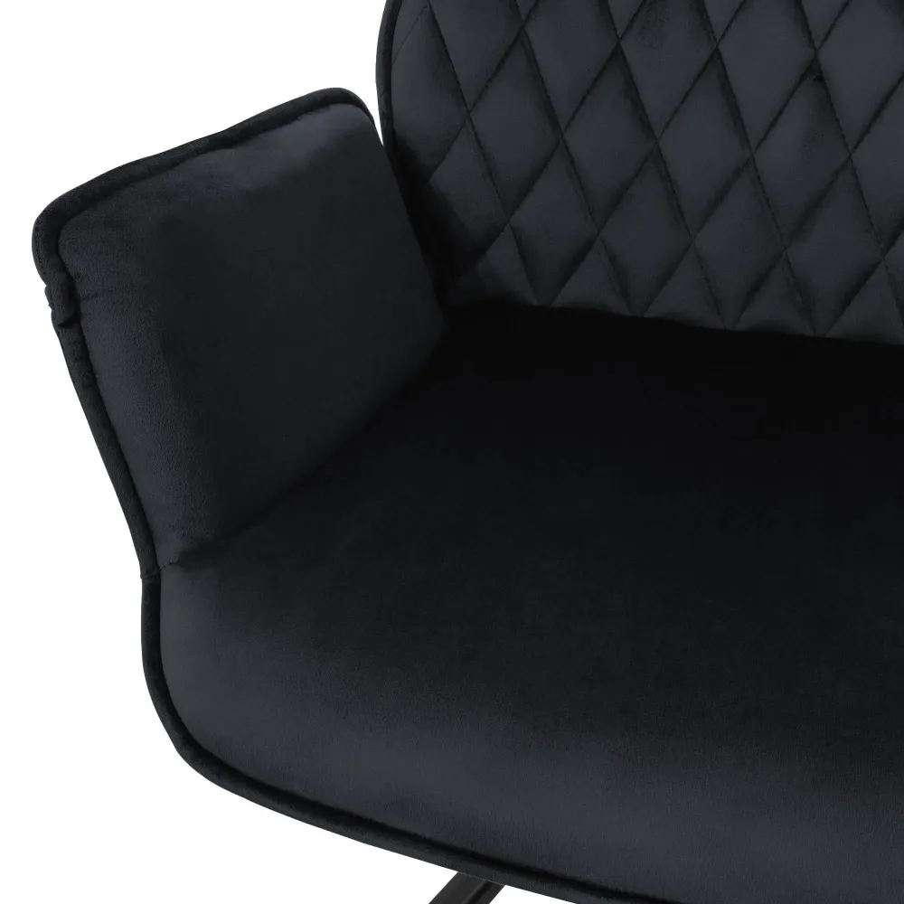 Set van 4 eetkamerstoelen Hale velvet ECD Germany