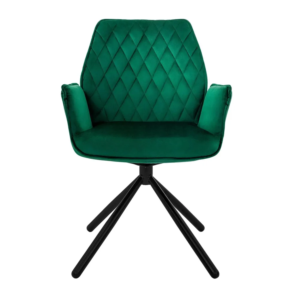 Set van 4 eetkamerstoelen Hale velvet ECD Germany