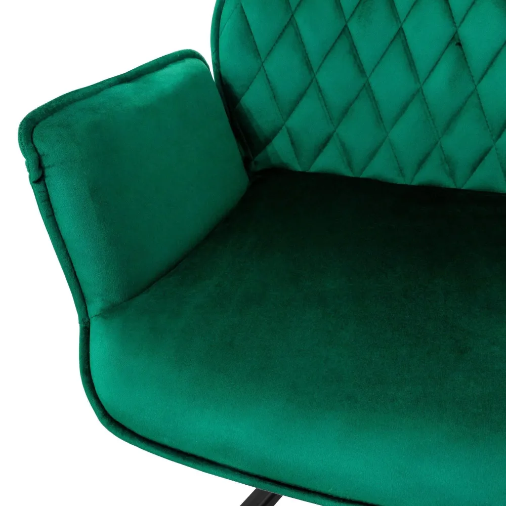 Set van 4 eetkamerstoelen Hale velvet ECD Germany