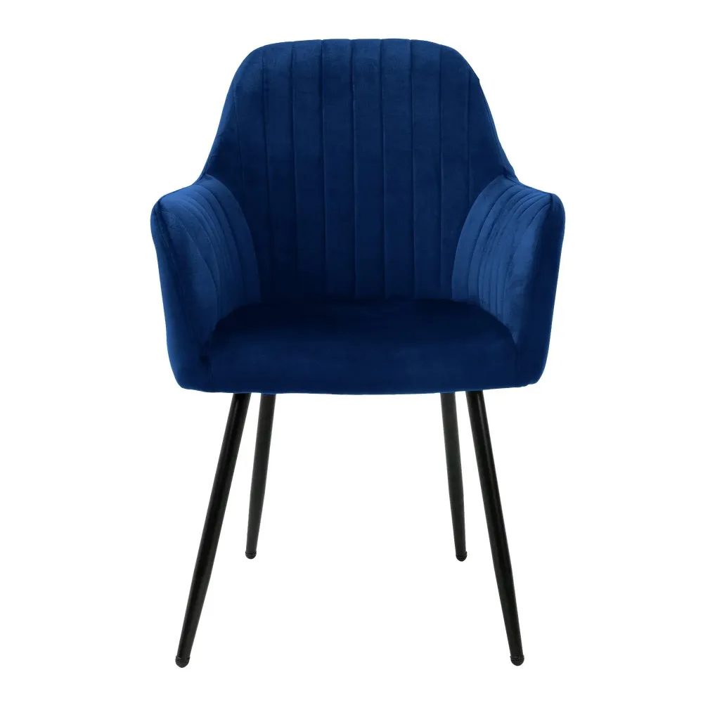 Set van 4 eetkamerstoelen Layla velvet ECD Germany