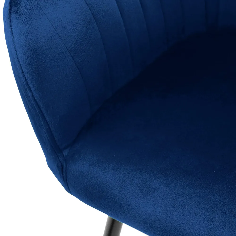 Set van 4 eetkamerstoelen Layla velvet ECD Germany