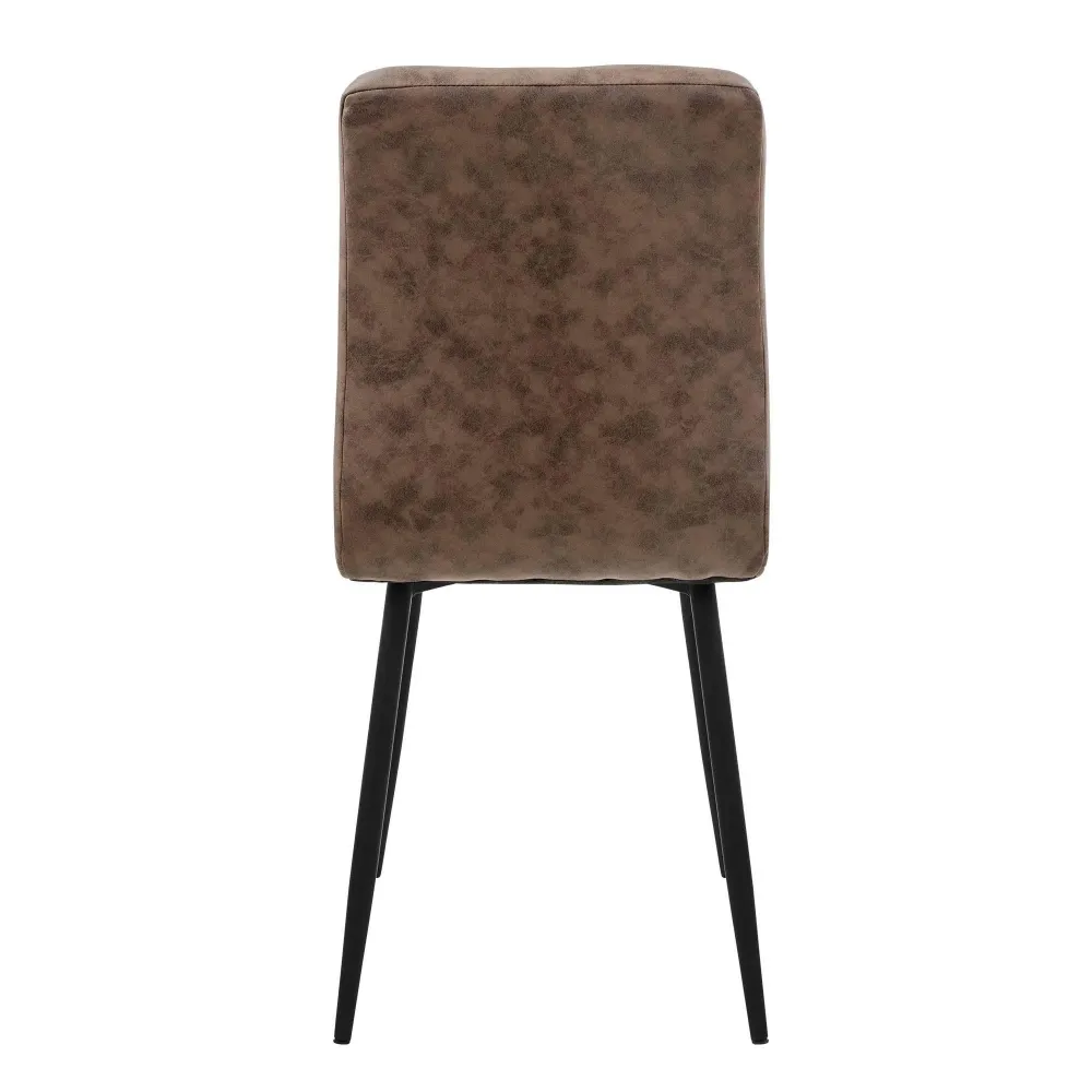 Set van 4 eetkamerstoelen Quinn kunstleer ECD Germany