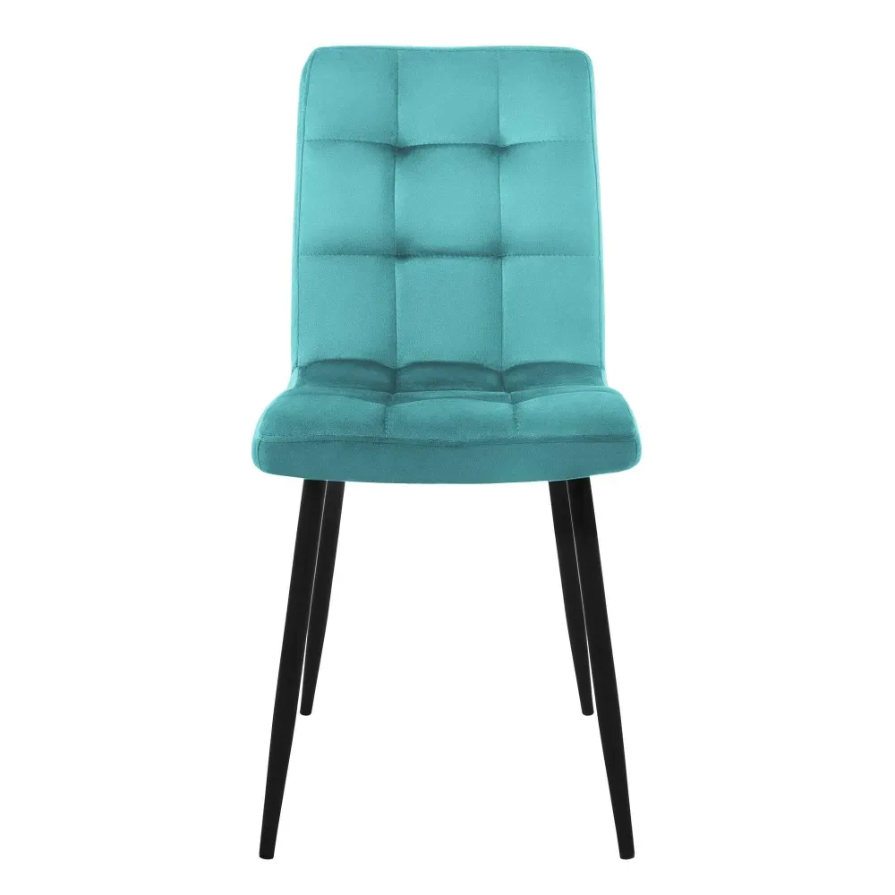 Set van 4 eetkamerstoelen Quinn velvet ECD Germany