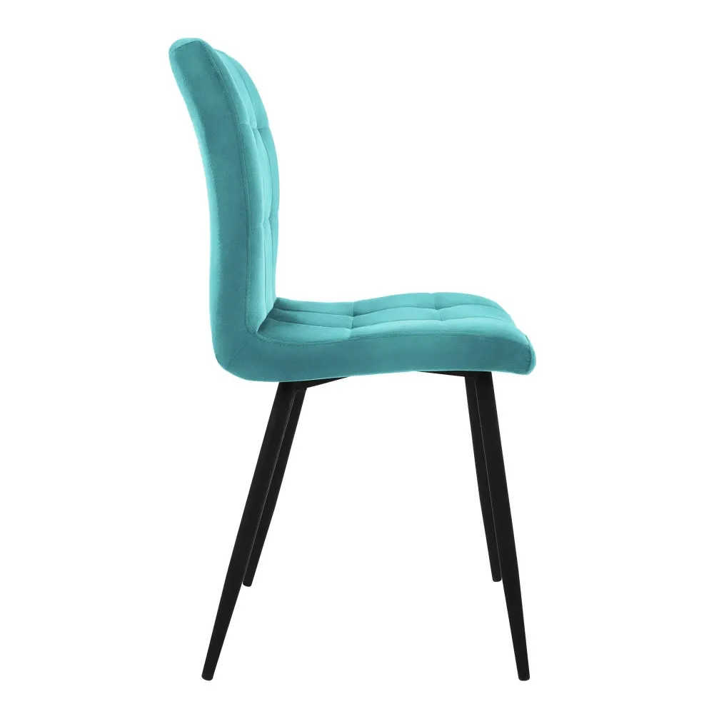Set van 4 eetkamerstoelen Quinn velvet ECD Germany