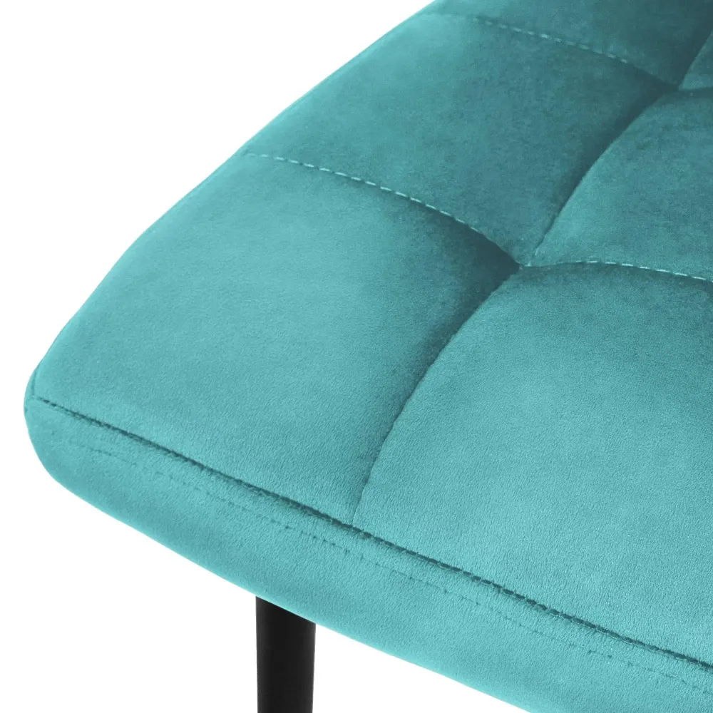 Set van 4 eetkamerstoelen Quinn velvet ECD Germany