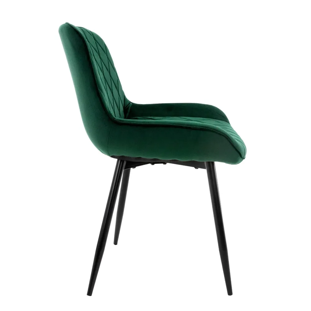 Set van 2 eetkamerstoelen Remy velvet ECD Germany