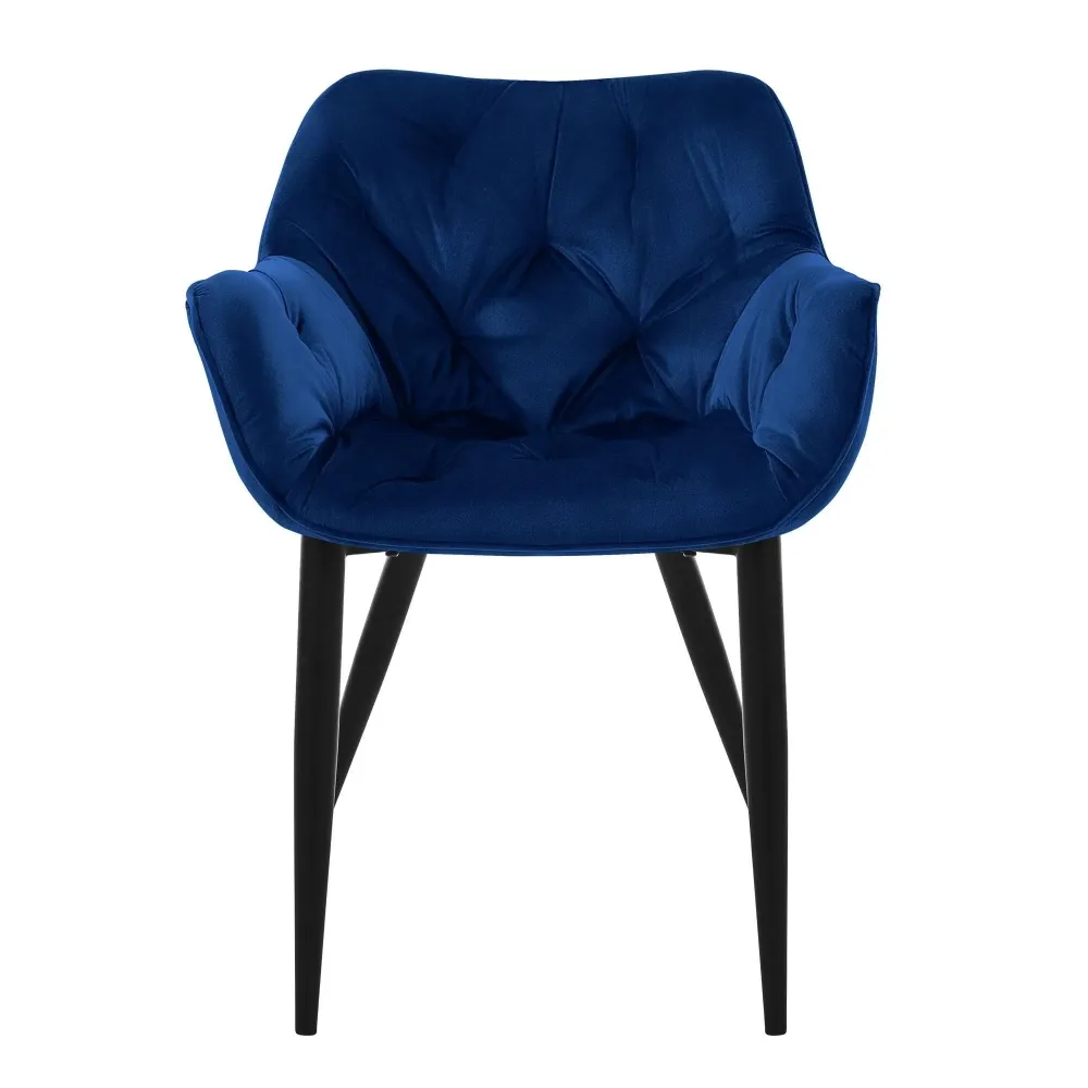 Set van 6 eetkamerstoelen Saga velvet ECD Germany