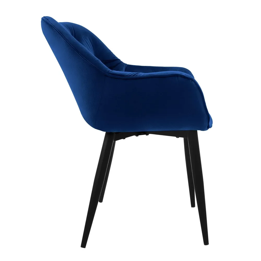 Set van 6 eetkamerstoelen Saga velvet ECD Germany