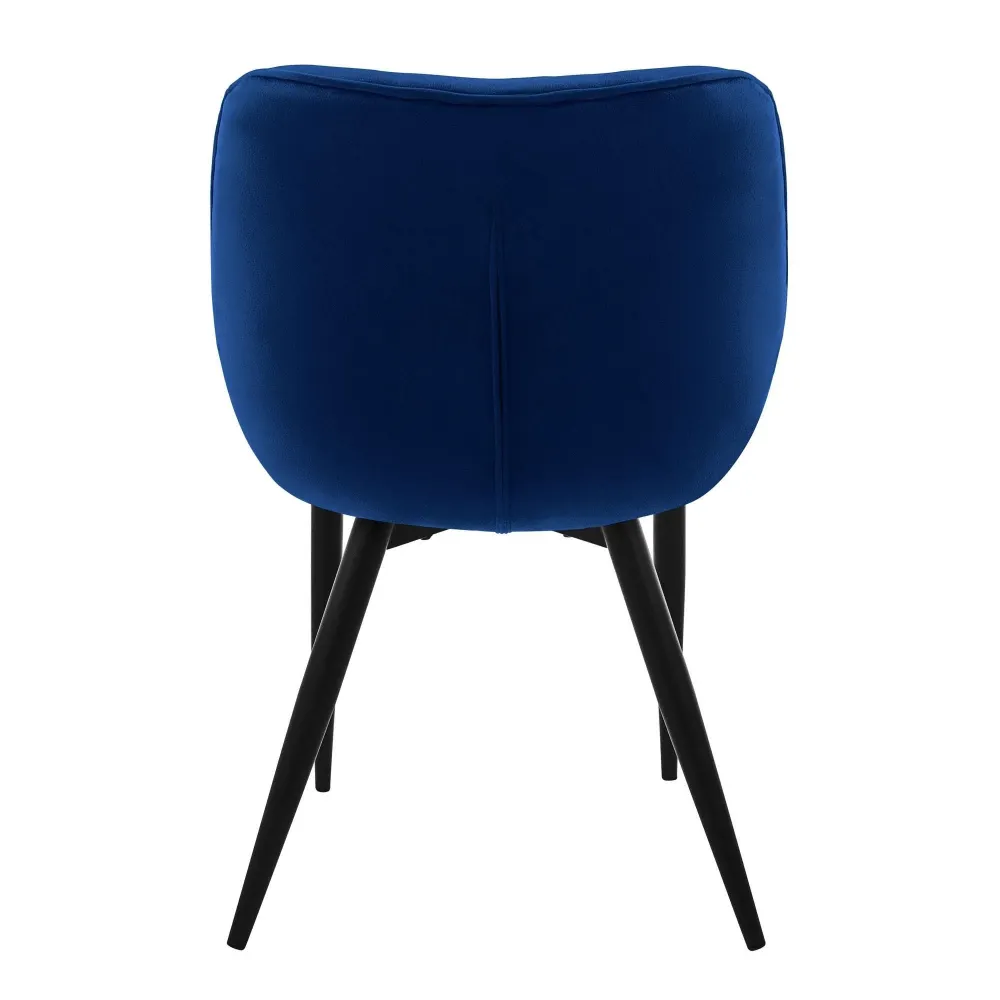 Set van 6 eetkamerstoelen Saga velvet ECD Germany