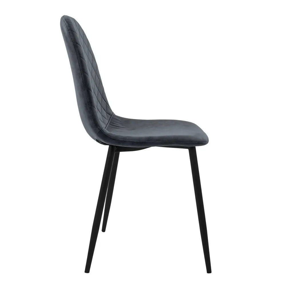Set van 4 eetkamerstoelen Wisk kunstleer ECD Germany