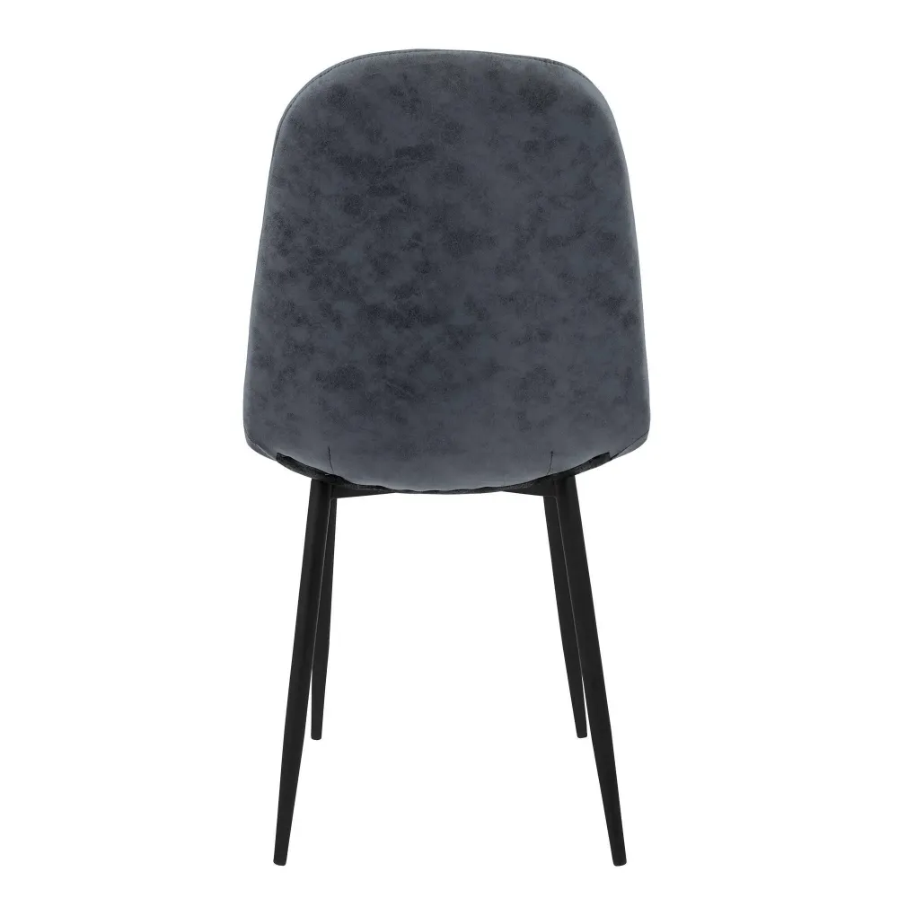 Set van 4 eetkamerstoelen Wisk kunstleer ECD Germany