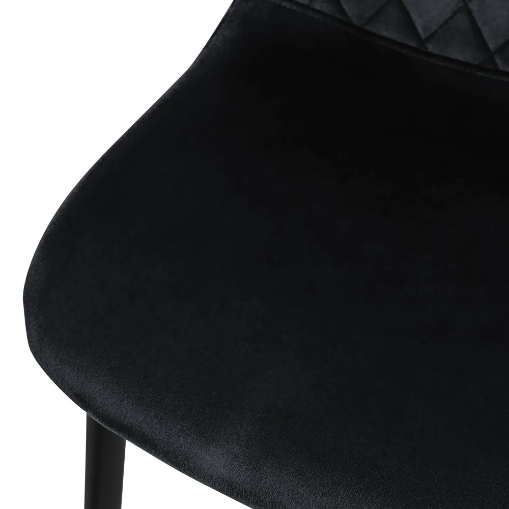 Set van 4 eetkamerstoelen Wisk velvet ECD Germany