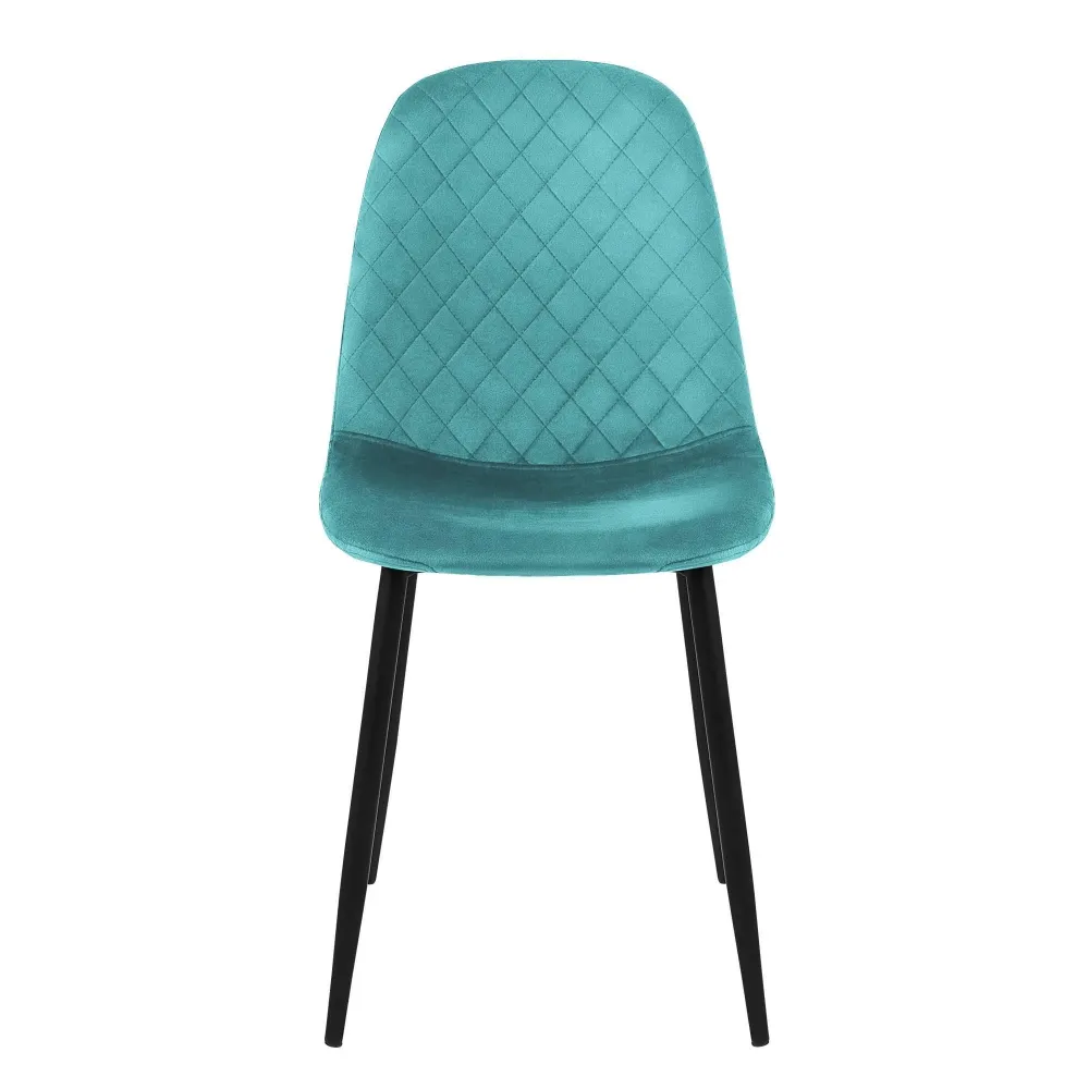 Set van 4 eetkamerstoelen Wisk velvet ECD Germany