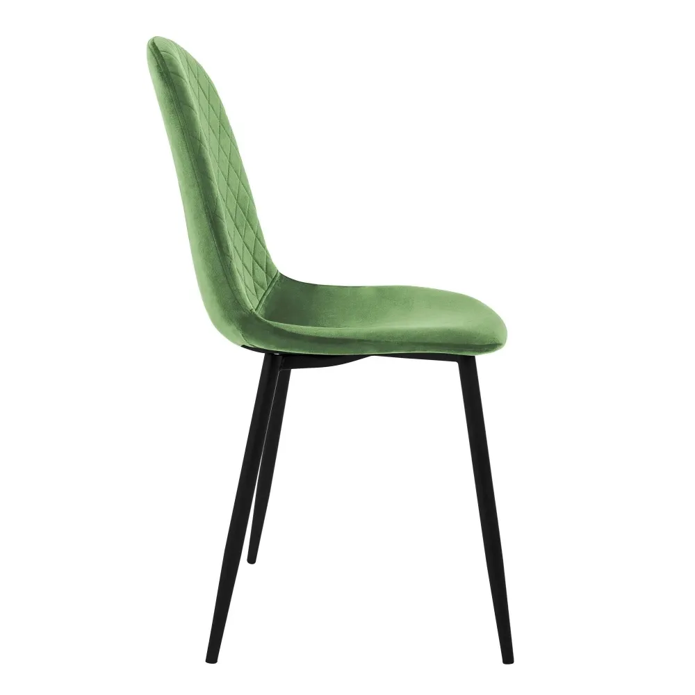 Set van 4 eetkamerstoelen Wisk velvet ECD Germany