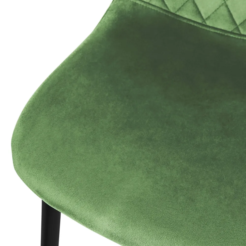 Set van 4 eetkamerstoelen Wisk velvet ECD Germany