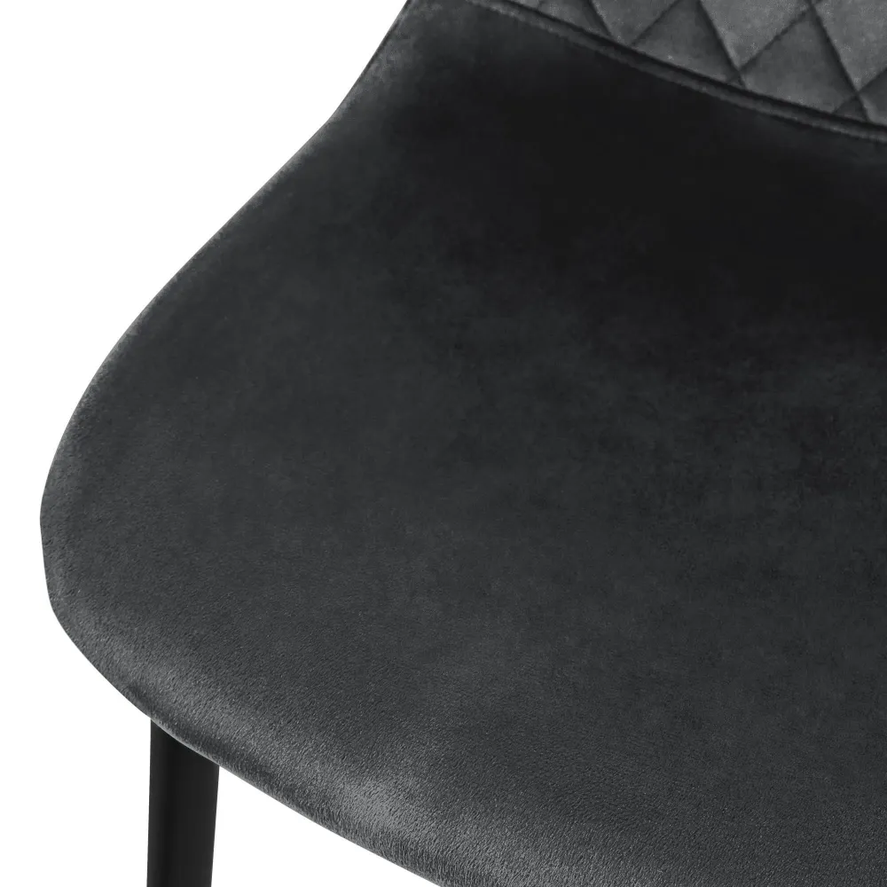 Set van 4 eetkamerstoelen Wisk velvet ECD Germany