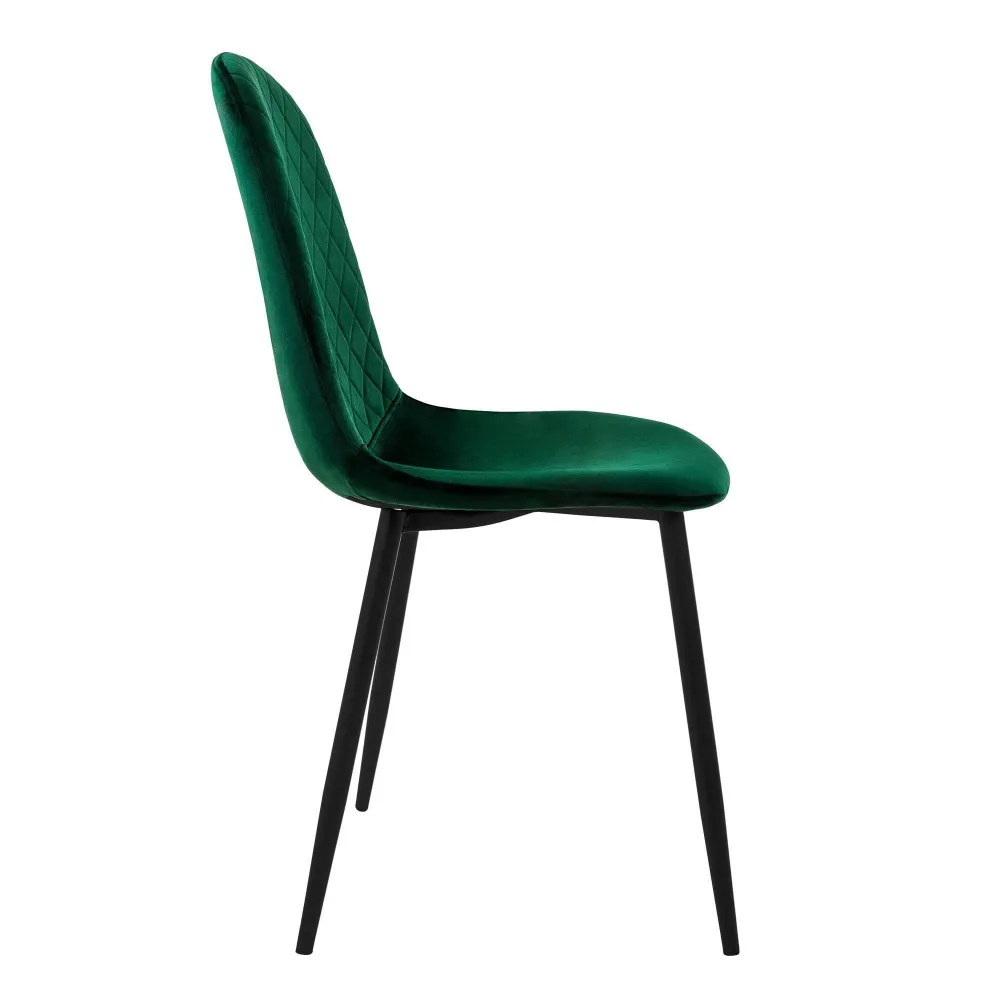 Set van 4 eetkamerstoelen Wisk velvet ECD Germany