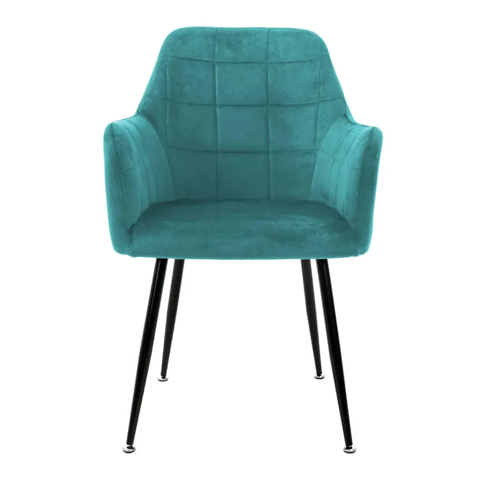 Set van 2 eetkamerstoelen Zel velvet ECD Germany