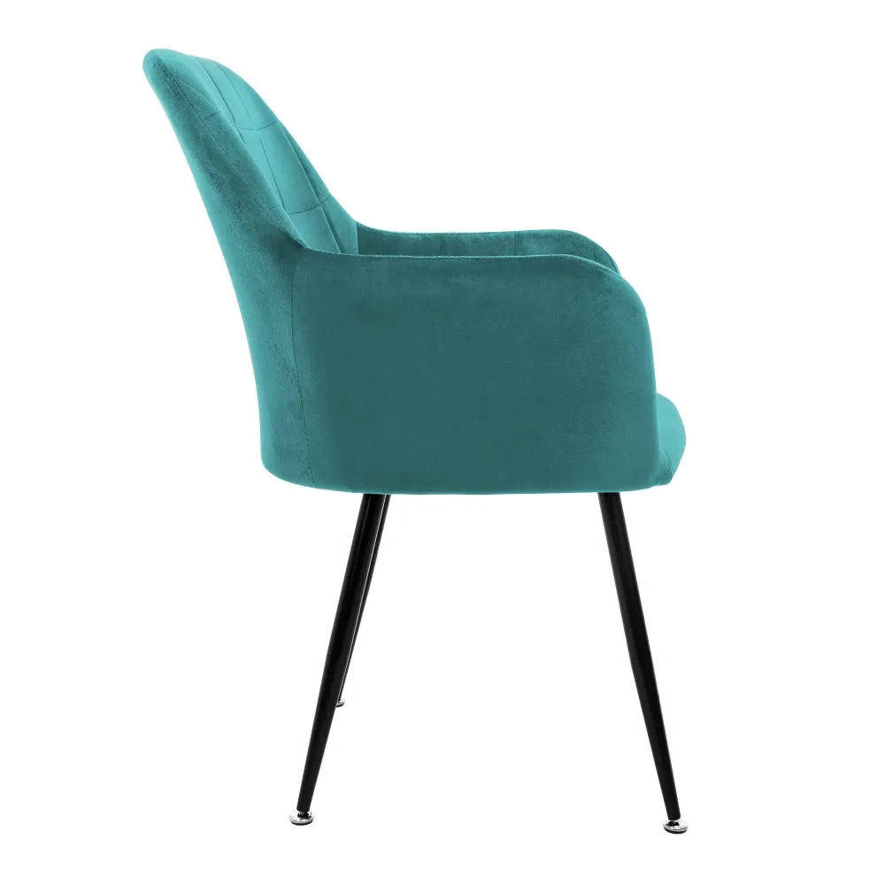 Set van 2 eetkamerstoelen Zel velvet ECD Germany