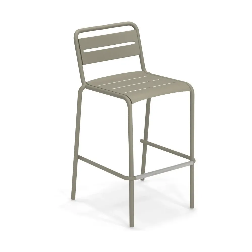 EMU Star barkruk H75 grey green