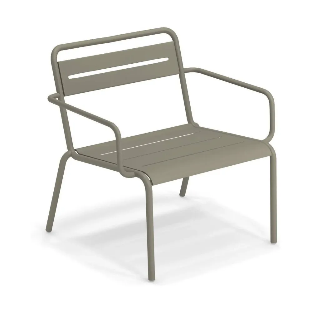 EMU Star loungestoel grey green