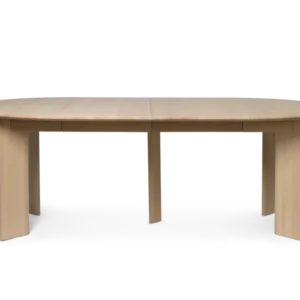 Bevel Table - Extendable x 2 - White Oiled Beech Ferm Living - COM