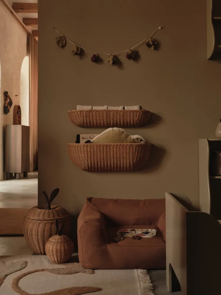 Braided Wall Pocket - 75 x 14 - Natural Ferm Living - COM