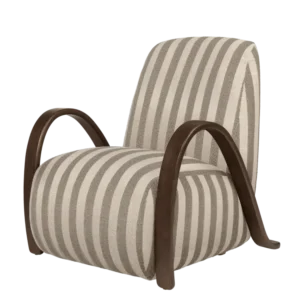 Buur Lounge Chair - Louisiana - Sand/Off-White Ferm Living - COM