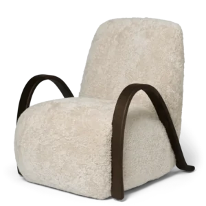 Buur Lounge Chair - Sheepskin - Moonlight Ferm Living - COM