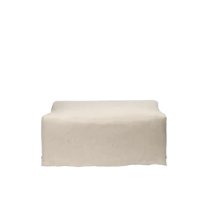 Catena Pouf Rectangular S501 - Loose Drape - Natural Ferm Living - COM