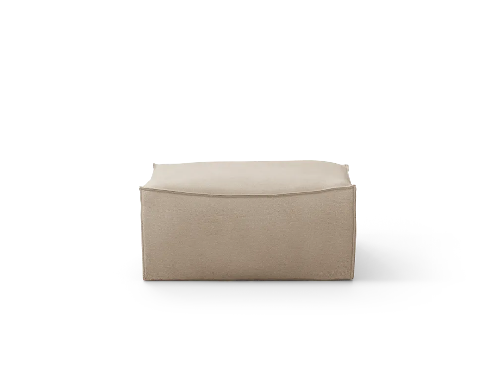Catena Pouf Rectangular S501 - Rich Linen - Natural Ferm Living - COM