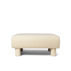 Dase Ottoman - Nordic Bouclé - Off-White Ferm Living - COM