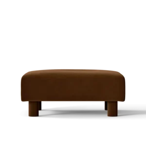 Dase Ottoman - Rich Velvet - Soft Brown Ferm Living - COM