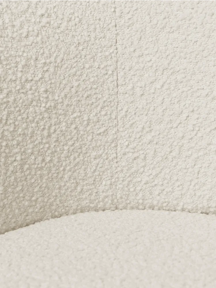 Desert 1-seater - Black - Pure Bouclé - Off-White Ferm Living - COM