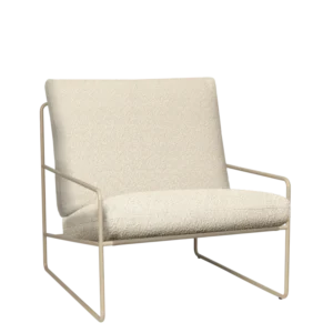 Desert 1-seater - Cashmere - Pure Bouclé - Off-White Ferm Living - COM
