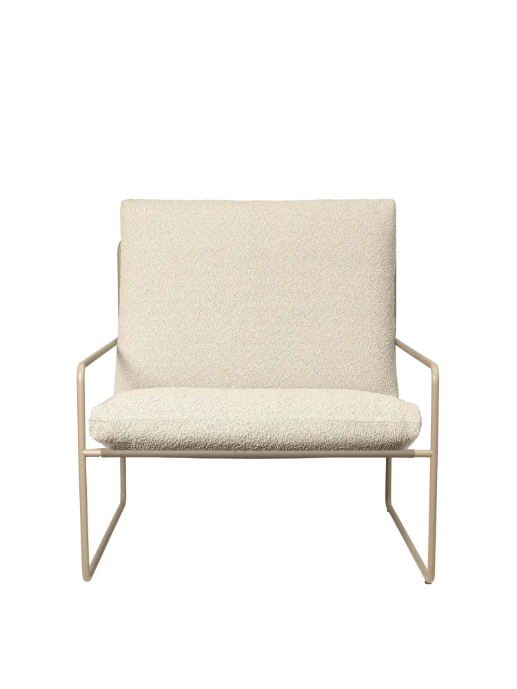Desert 1-seater - Cashmere - Pure Bouclé - Off-White Ferm Living - COM