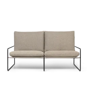 Desert 2-seater - Black - Dolce - Dark Sand Ferm Living - COM