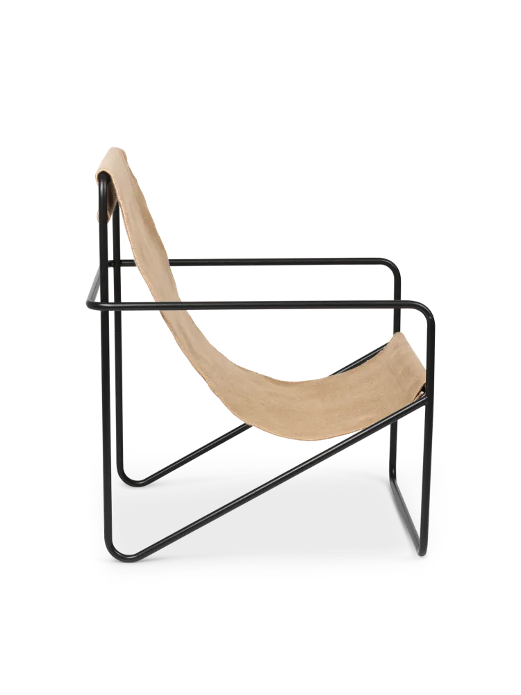 Desert Lounge Chair - Black - Sand Ferm Living - COM